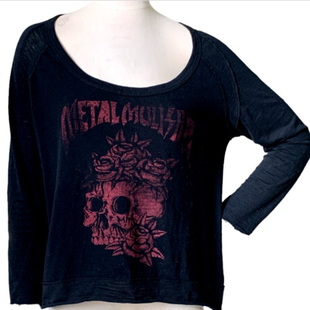 Metal Mulisha Long Sleeve Graphic Tee Women's M Black 96M